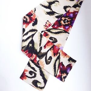 Vintage Floral Neck Scarf / Hair Tie